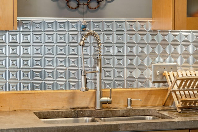 87 America St Unit A, B, C, Charleston, SC 29403 - kitchen view of a sink and decorative backsplash