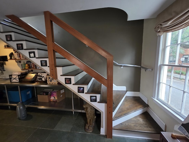 87 America St Unit A, B, C, Charleston, SC 29403 - staircase with tile patterned flooring