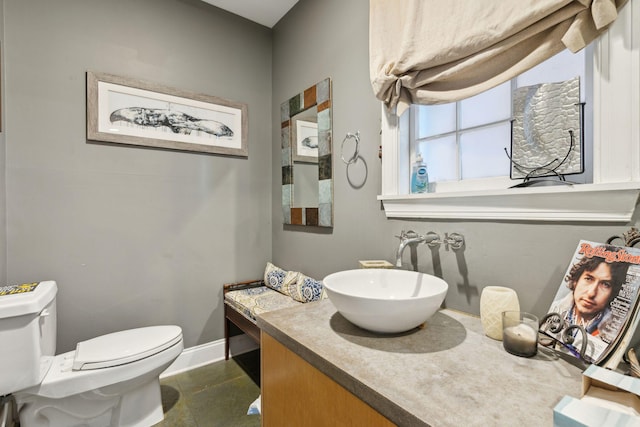 87 America St Unit A, B, C, Charleston, SC 29403 - bathroom with toilet, vanity, and baseboards