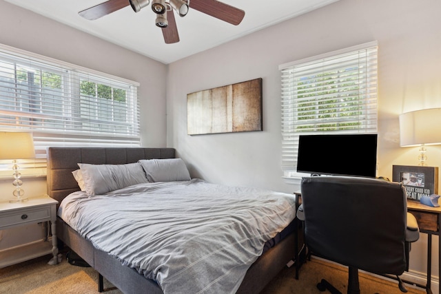 87 America St Unit A, B, C, Charleston, SC 29403 - bedroom with carpet flooring and a ceiling fan