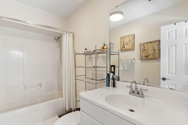 87 America St Unit A, B, C, Charleston, SC 29403 - bathroom with shower / bathtub combination with curtain, toilet, and vanity