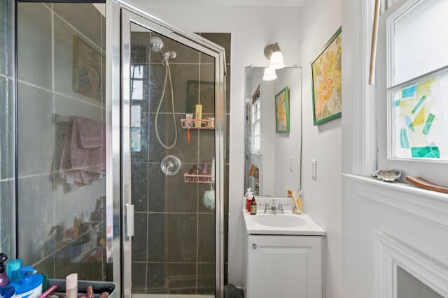 87 America St Unit A, B, C, Charleston, SC 29403 - full bath with vanity and a stall shower