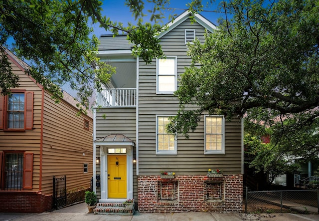 87 America St Unit A, B, C, Charleston, SC 29403 - view of front of house with fence