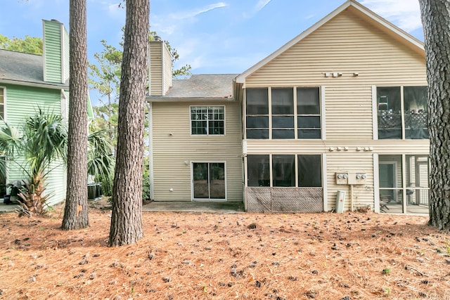 view of rear view of property