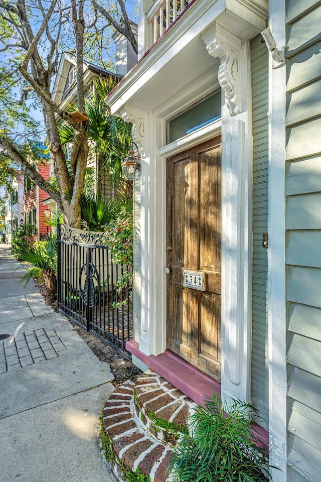 view of entrance to property