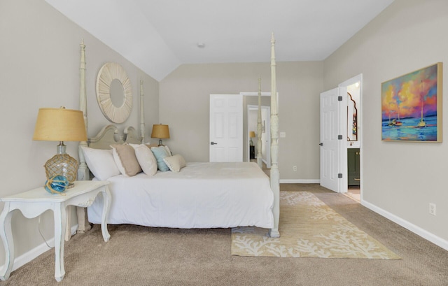 16 Oatly Cir, Charleston, SC 29414 - bedroom with carpet floors, lofted ceiling, and baseboards