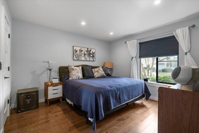 1481 Center Street Ext Unit 1102, Mount Pleasant, SC 29464 - bedroom featuring wood finished floors and recessed lighting