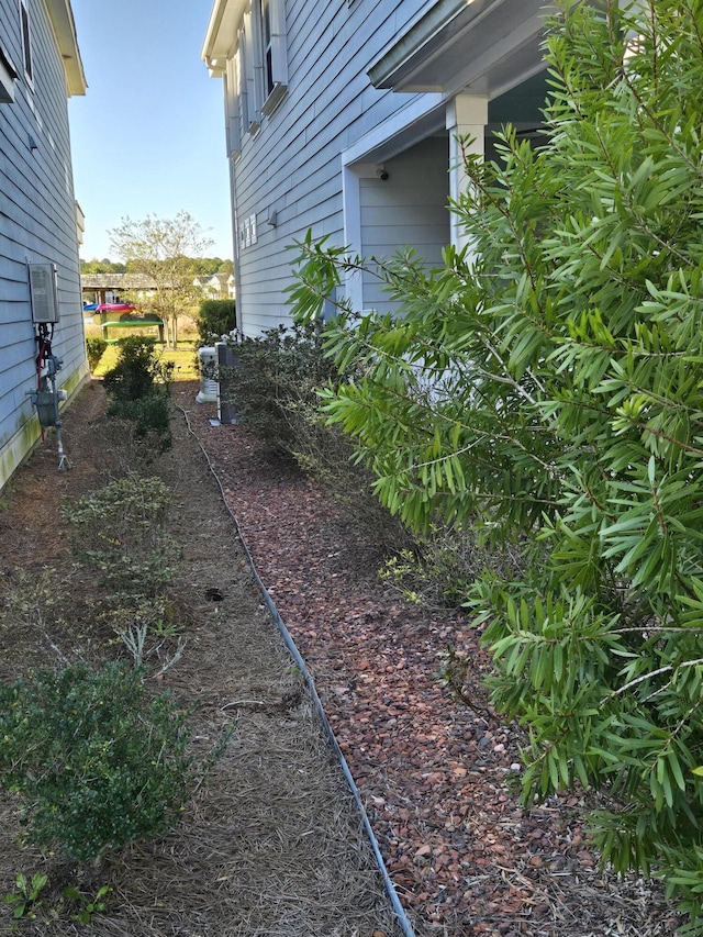 view of side of property