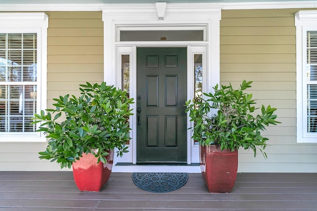 view of entrance to property