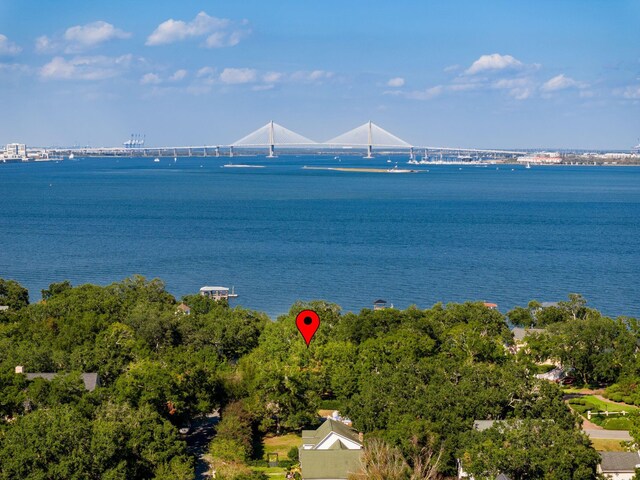 528 Wampler Dr, Charleston, SC 29412 - bird's eye view of a notable bridge and a large body of water
