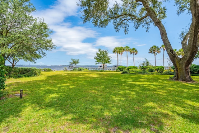 528 Wampler Dr, Charleston, SC 29412 - view of grassy yard featuring a water view