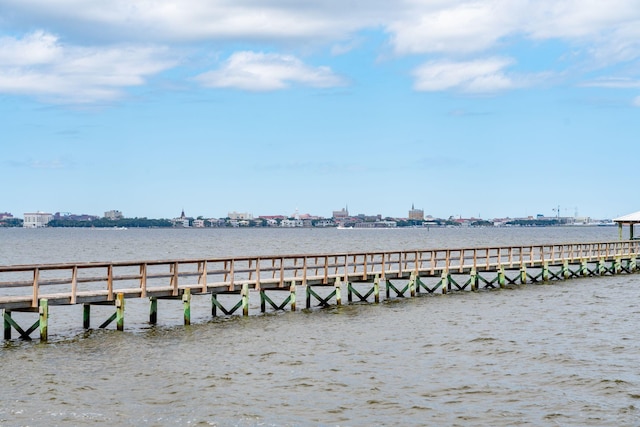 528 Wampler Dr, Charleston, SC 29412 - dock with a pier and a water view