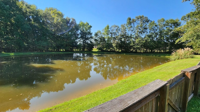 view of water feature