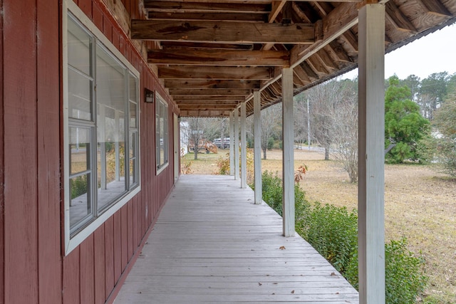 view of deck