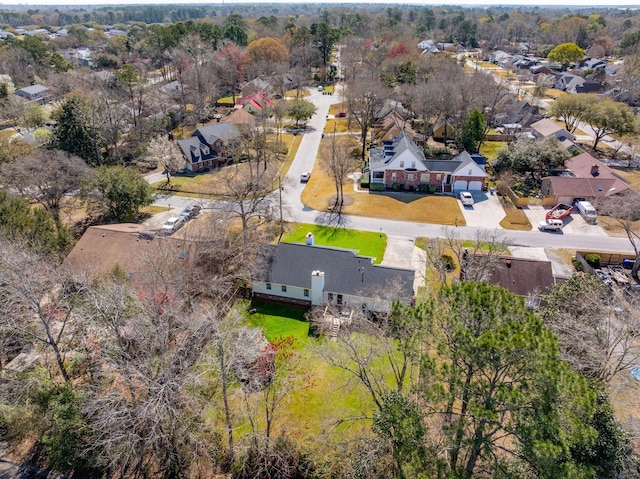 drone / aerial view featuring a residential view