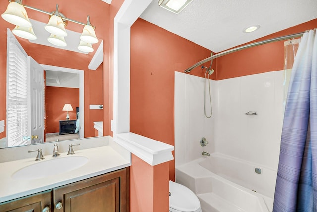 721 Lake Frances Dr, Charleston, SC 29412 - ensuite bathroom with shower / bathtub combination with curtain and vanity