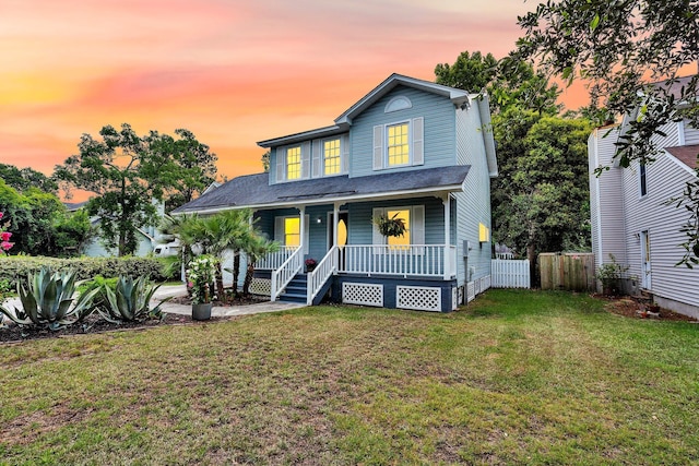 721 Lake Frances Dr, Charleston, SC 29412 - view of front of house featuring a porch and a shingled roof