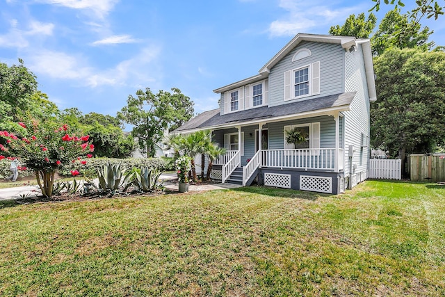 721 Lake Frances Dr, Charleston, SC 29412 - view of front facade featuring covered porch and a shingled roof