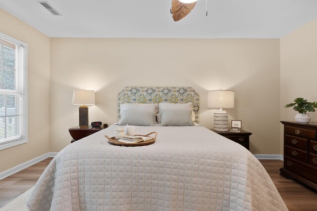 9091 Delancey Cir N, Charleston, SC 29406 - bedroom with wood finished floors and ceiling fan