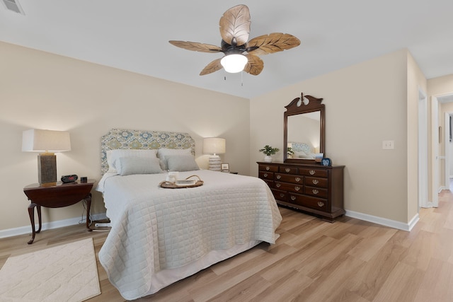 9091 Delancey Cir N, Charleston, SC 29406 - bedroom featuring light wood-style flooring and ceiling fan