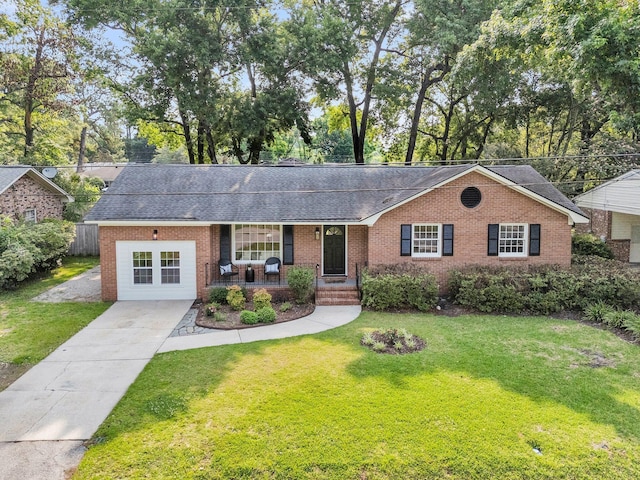 1391 Fairfield Ave, Charleston, SC 29407 - single story home featuring brick siding, a shingled roof, concrete driveway, and a porch