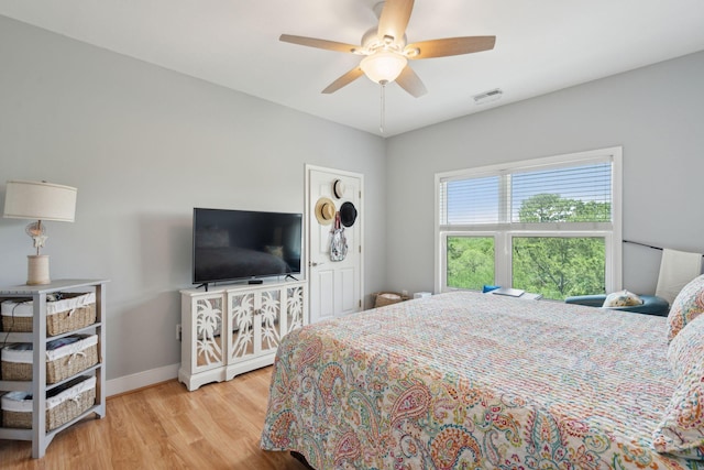 1984 Folly Rd Unit A310, Charleston, SC 29412 - bedroom with wood finished floors, baseboards, and ceiling fan