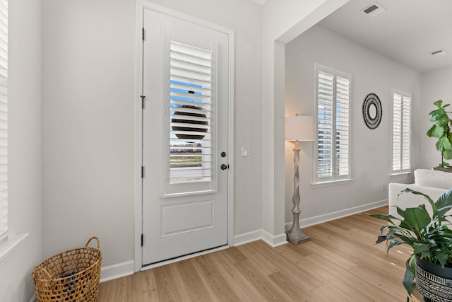 226 Midtown Ave, Summerville, SC 29486 - foyer with light wood finished floors and baseboards