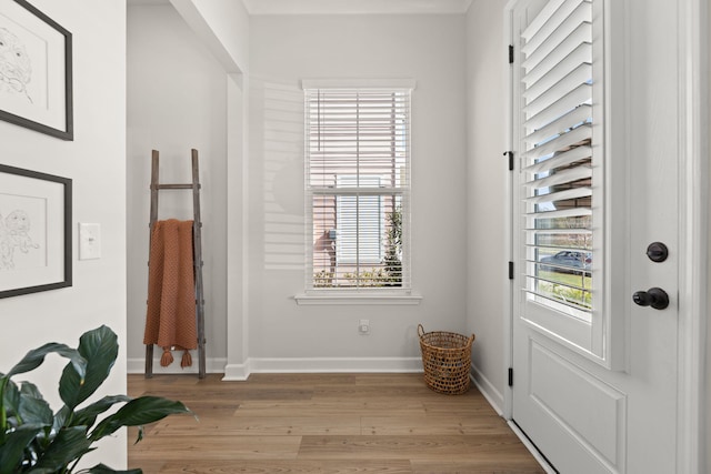 226 Midtown Ave, Summerville, SC 29486 - entryway with light wood finished floors and baseboards