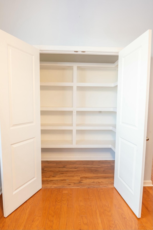 view of closet