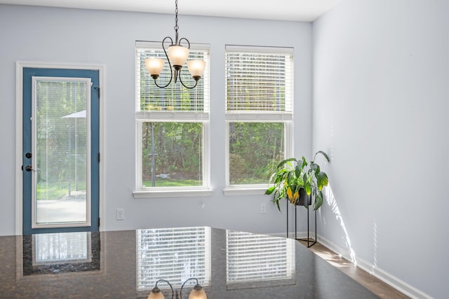 202 Buttercup Ln, Summerville, SC 29486 - dining space with a chandelier and wood finished floors