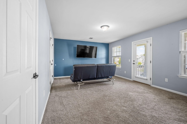 202 Buttercup Ln, Summerville, SC 29486 - carpeted living area featuring baseboards