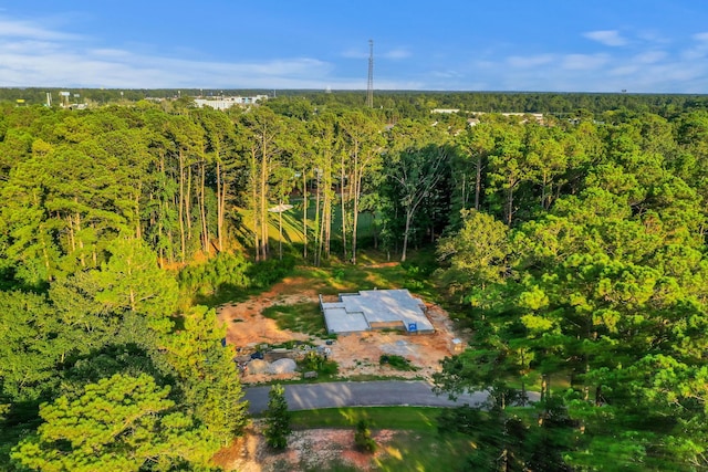 621 Plantation Dr, Santee, SC 29142 - aerial view with a wooded view