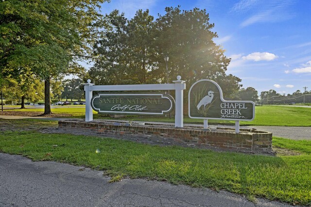 621 Plantation Dr, Santee, SC 29142 - view of community sign