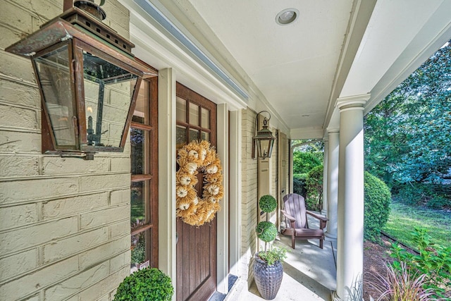 1227 River Rd, Johns Island, SC 29455 - view of exterior entry with a porch