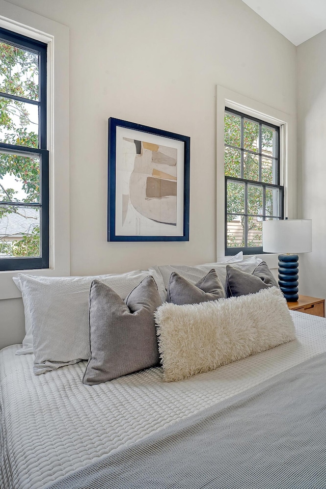 bedroom featuring multiple windows