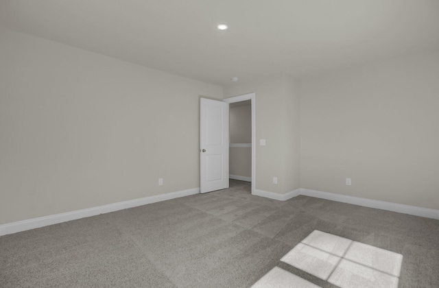 5629 Ellington School Rd, Ravenel, SC 29470 - empty room featuring carpet floors, baseboards, and recessed lighting