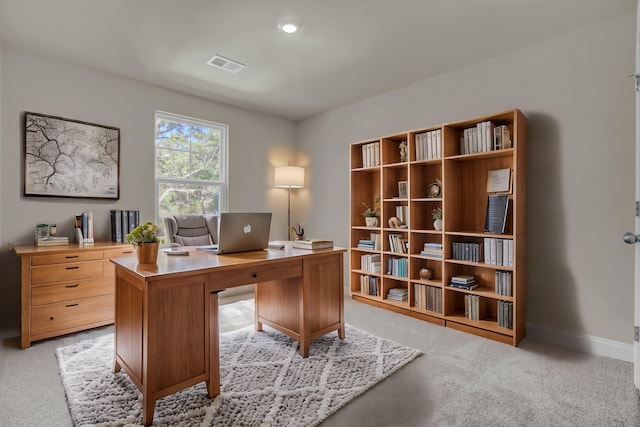 5629 Ellington School Rd, Ravenel, SC 29470 - office area featuring light carpet and baseboards