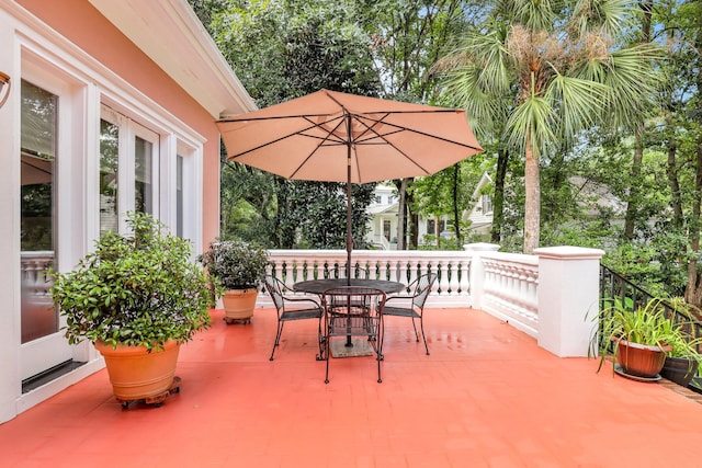 view of patio