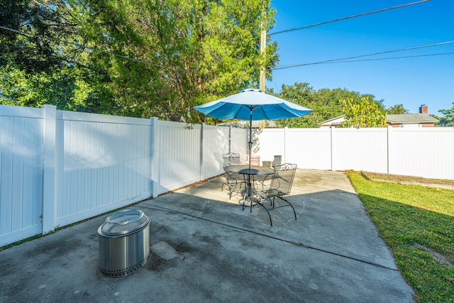 view of patio