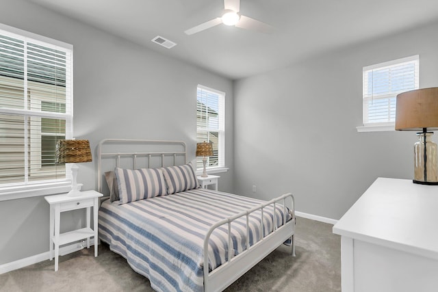 1017 Marsh Royal St, Summerville, SC 29485 - carpeted bedroom featuring baseboards and ceiling fan