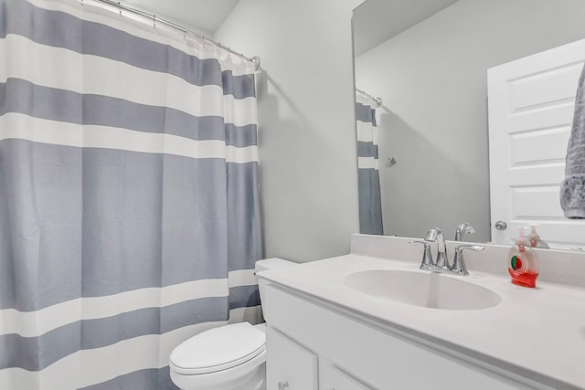 1017 Marsh Royal St, Summerville, SC 29485 - full bath featuring vanity, toilet, and a shower with shower curtain