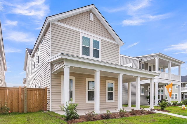 1017 Marsh Royal St, Summerville, SC 29485 - view of front facade with covered porch