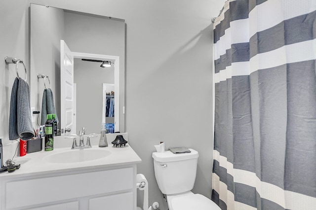 1017 Marsh Royal St, Summerville, SC 29485 - full bath featuring vanity, toilet, and a shower with shower curtain