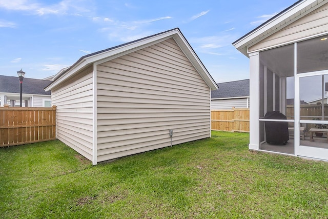 1017 Marsh Royal St, Summerville, SC 29485 - view of outbuilding featuring a sunroom