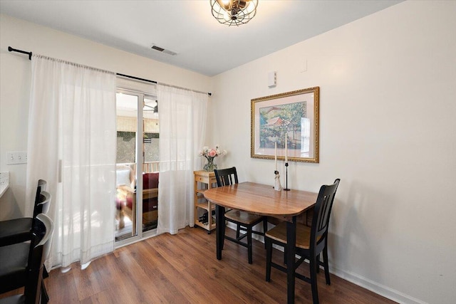 312 Kelsey Blvd, Wando, SC 29492 - dining space featuring wood finished floors and baseboards