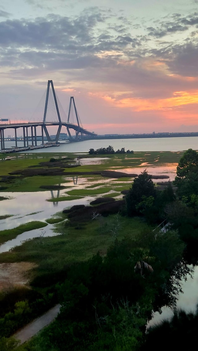 view of home's community featuring a water view