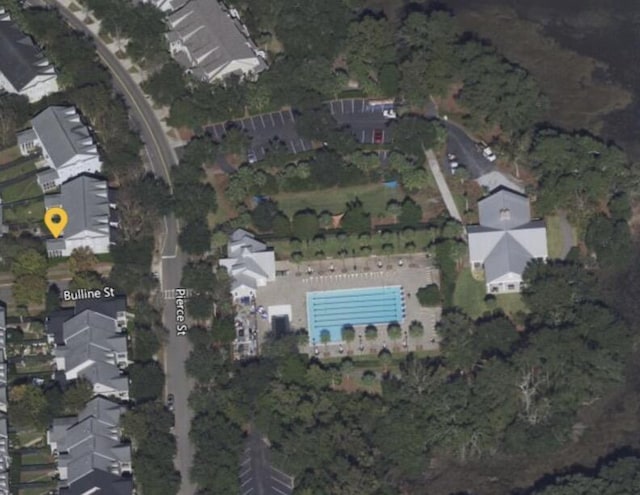view of property location with nearby suburban area
