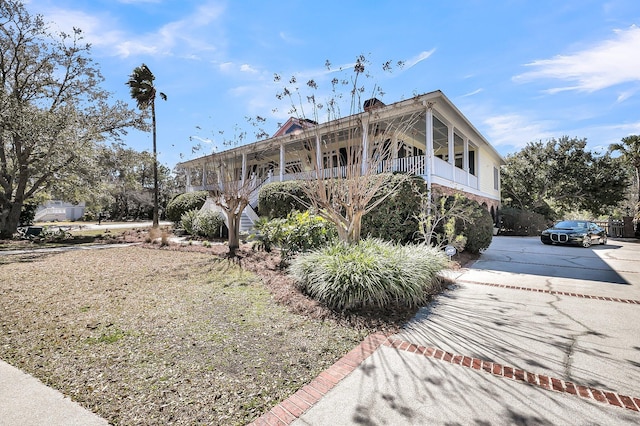 view of front of home