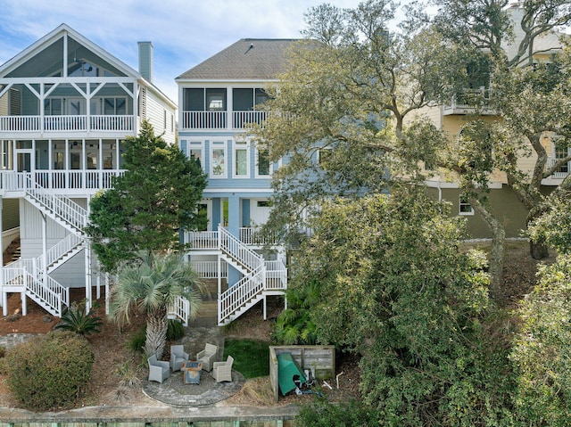 view of property with stairs