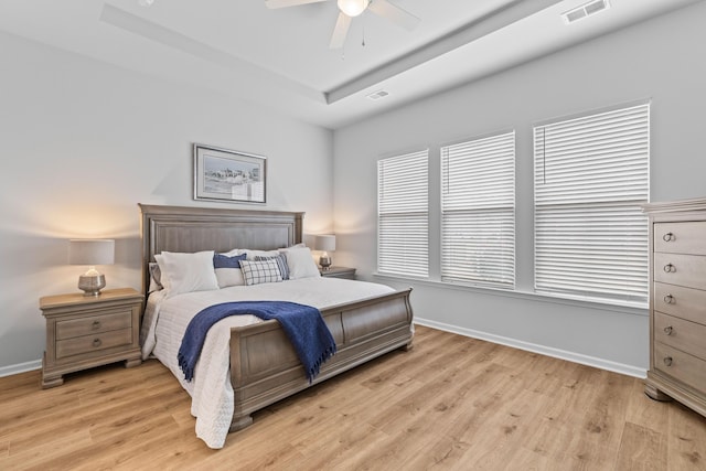 1107 Bellwether Ln, Summerville, SC 29485 - bedroom with light wood finished floors and a ceiling fan